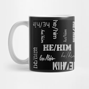 All-Over Pronouns: He/Him Mug